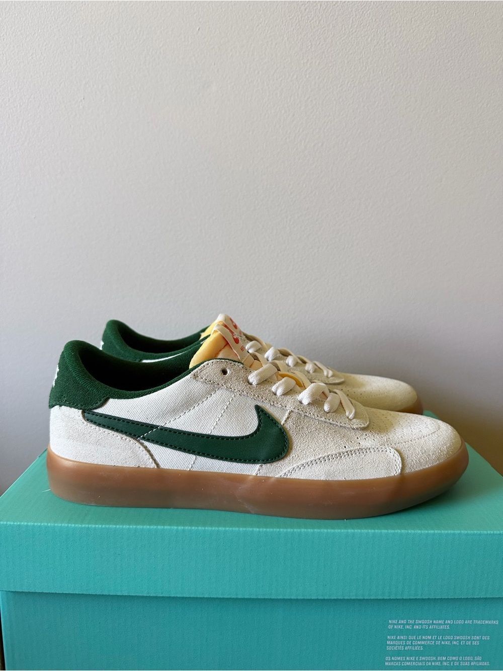Nike SB Heritage Vulc Green Sail CD5010-104 Men’s Size 12